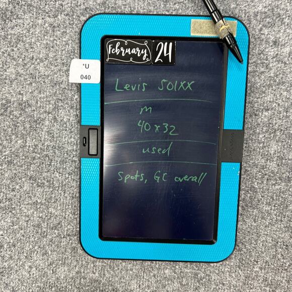 Levis 501XX Jean Mens 40 Sand Denim Mid Rise Button Fly Classic Straight 2012 - Picture 15 of 16